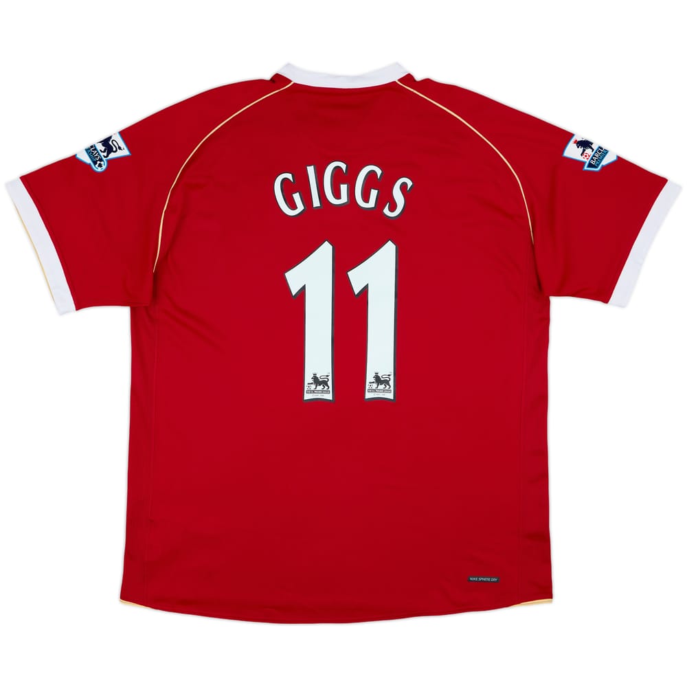 2006-07 Manchester United Home Shirt Giggs #11 - 8/10 - (XL)
