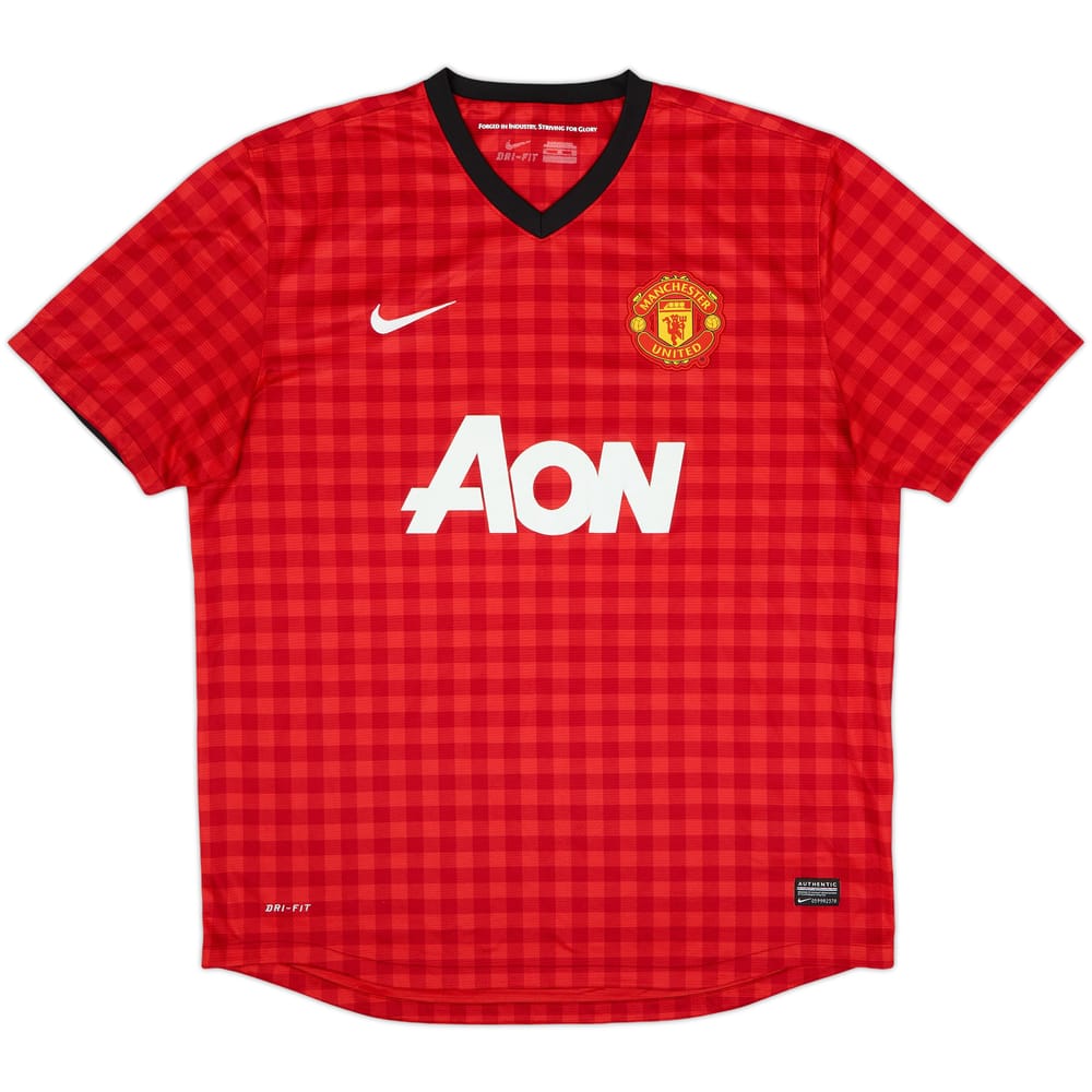 2012-13 Manchester United Home Shirt - 5/10 - (XL)