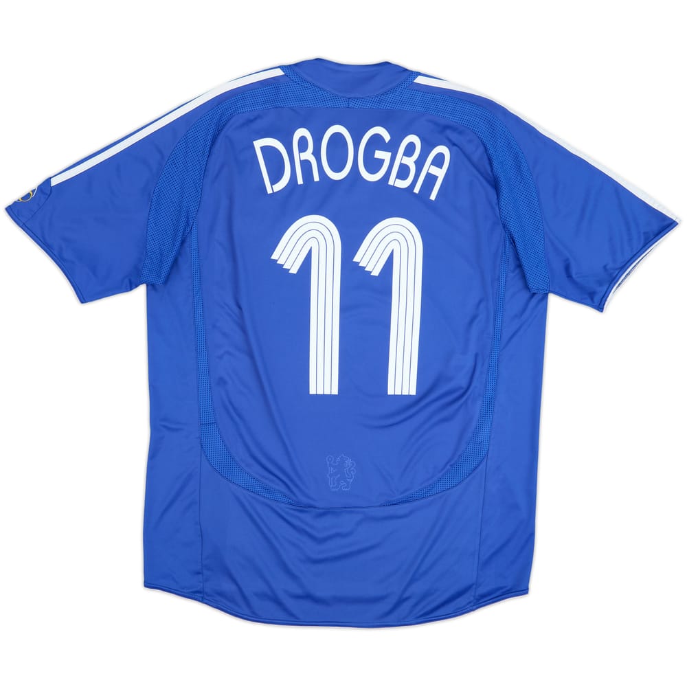 2006-08 Chelsea Home Shirt Drogba #11 - 6/10 - (L)