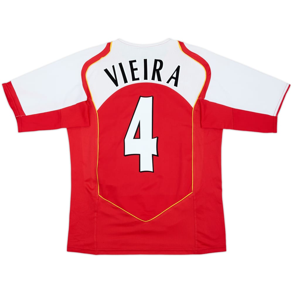 2004-05 Arsenal Home Shirt Vieira #4 - 9/10 - (M)