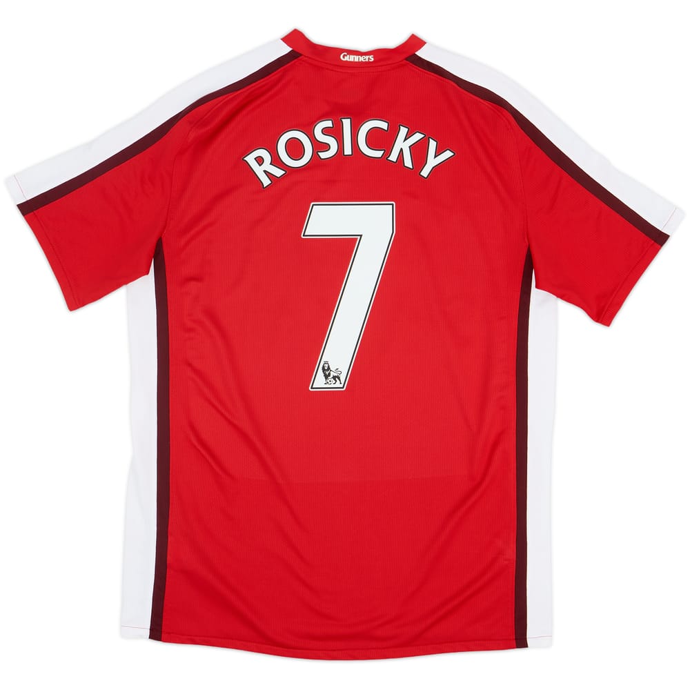 2008-10 Arsenal Home Shirt Rosicky #7 - 9/10 - (M)