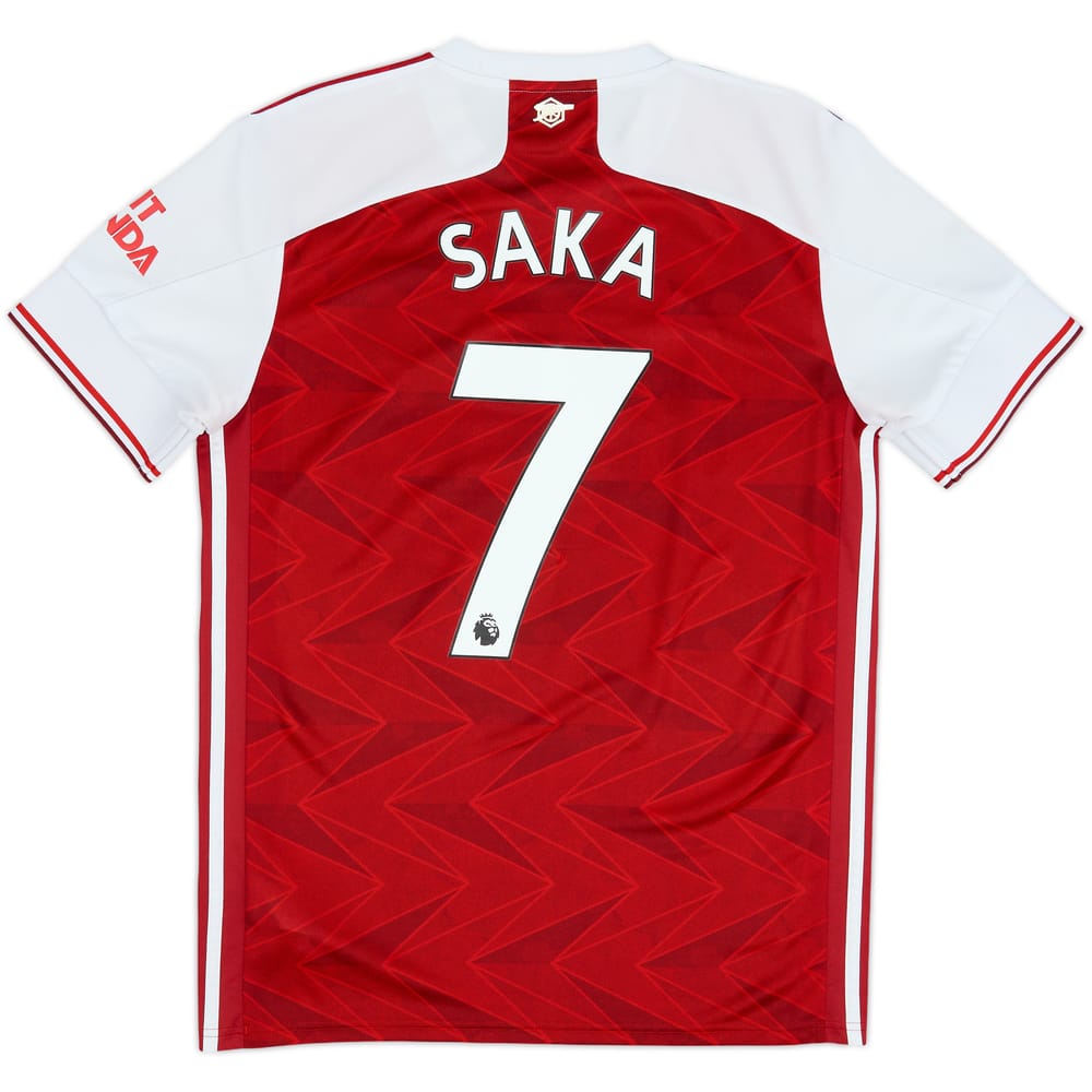 2020-21 Arsenal Home Shirt Saka #7 - 6/10 - (M)