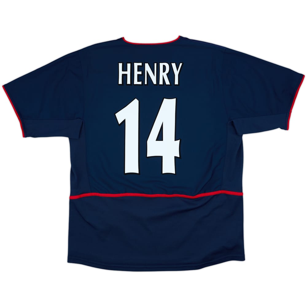 2002-04 Arsenal Away Shirt Henry #14 - 8/10 - (L)