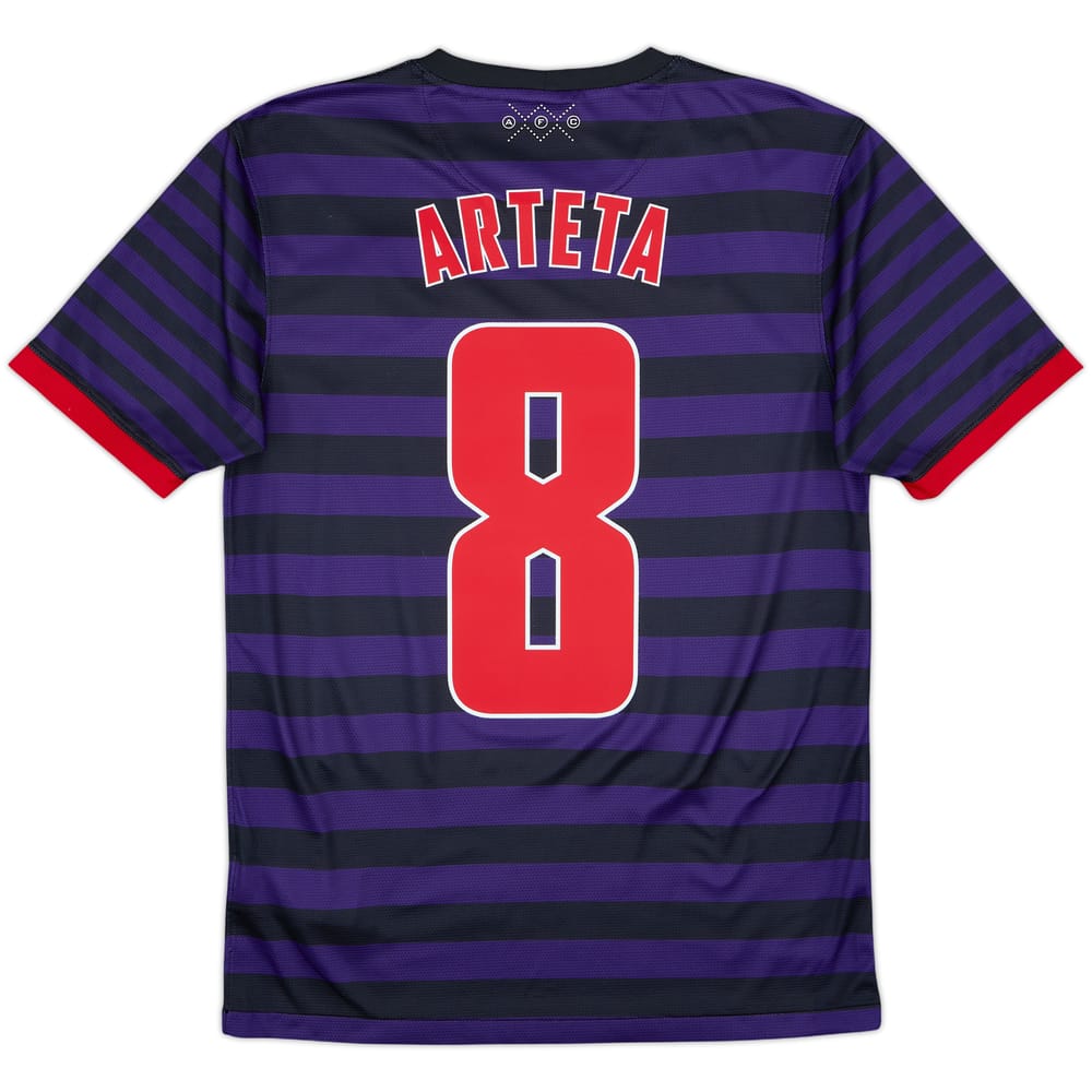 2012-13 Arsenal Away Shirt Arteta #8 - 9/10 - (S)