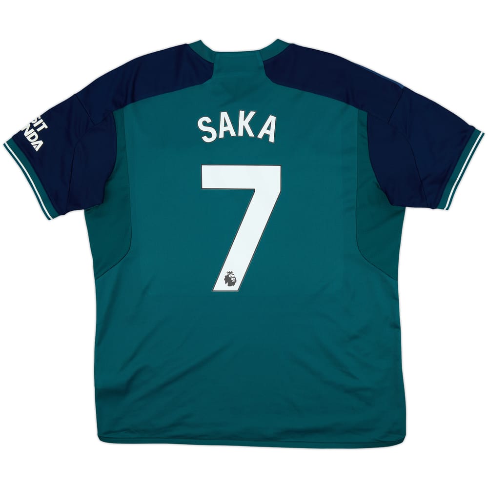 2023-24 Arsenal Third Shirt Saka #7 - 9/10 - (XL)