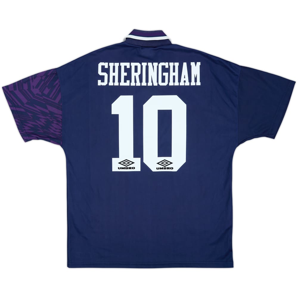 1994-95 Tottenham Camiseta Visitante Sheringham #10 - 8/10 - (L)