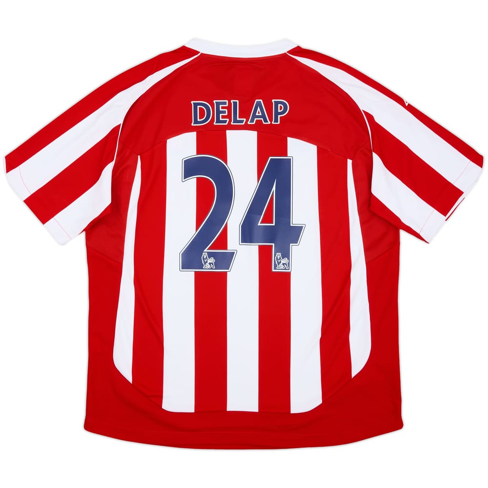 2009-10 Stoke City Home Shirt Delap #24 - 9/10 - (XL)