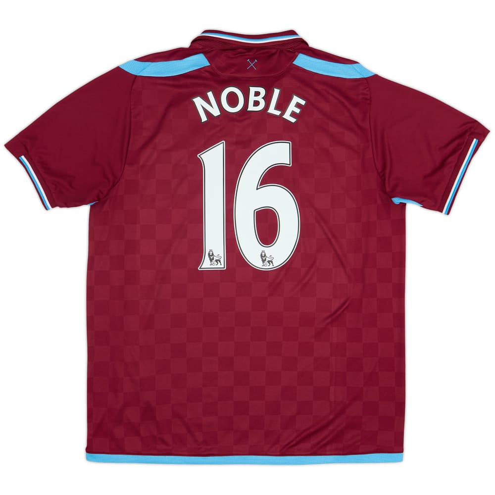 2009-10 West Ham Camiseta Local Noble #16 - 8/10 - (L)