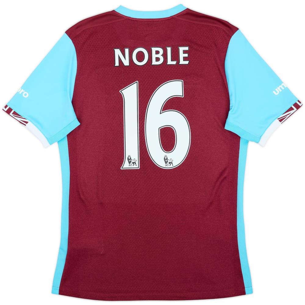 2016-17 West Ham Home Shirt Noble #16 - 6/10 - (M)