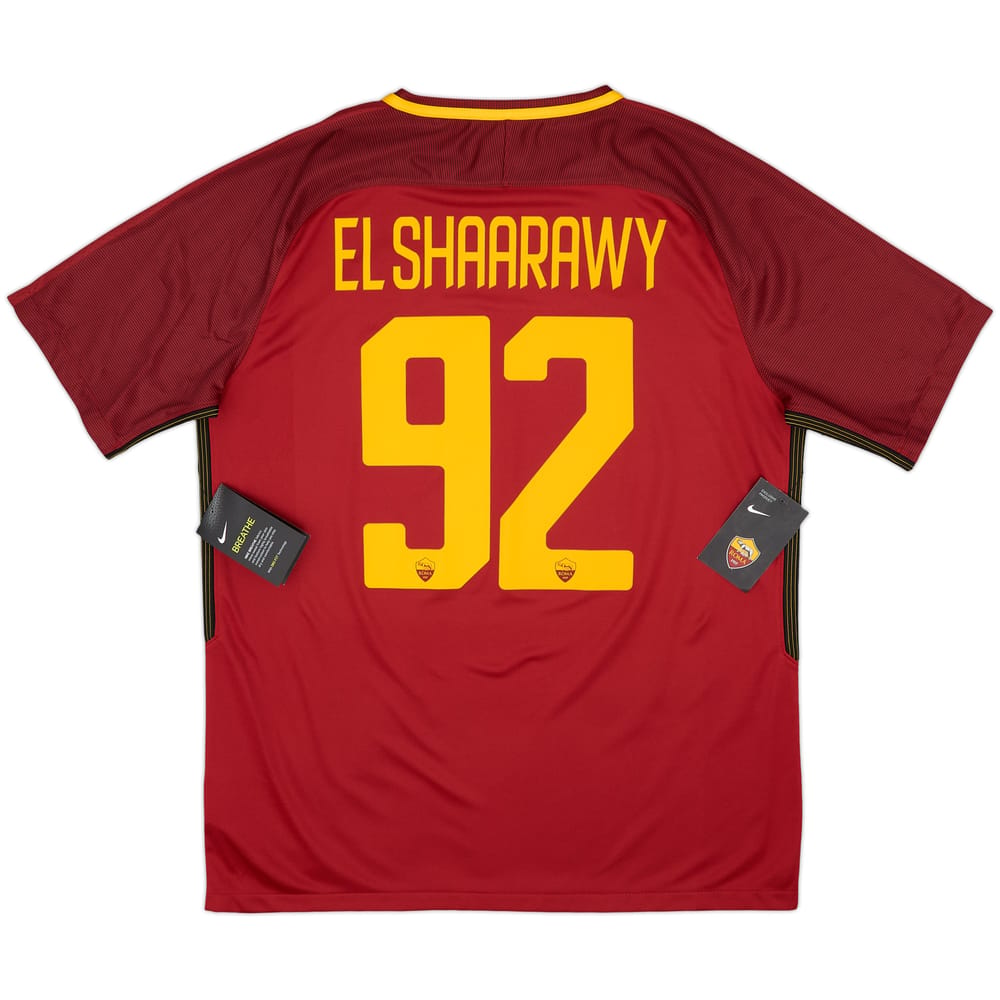 2017-18 Roma Home Shirt El Shaarawy #92 (L)