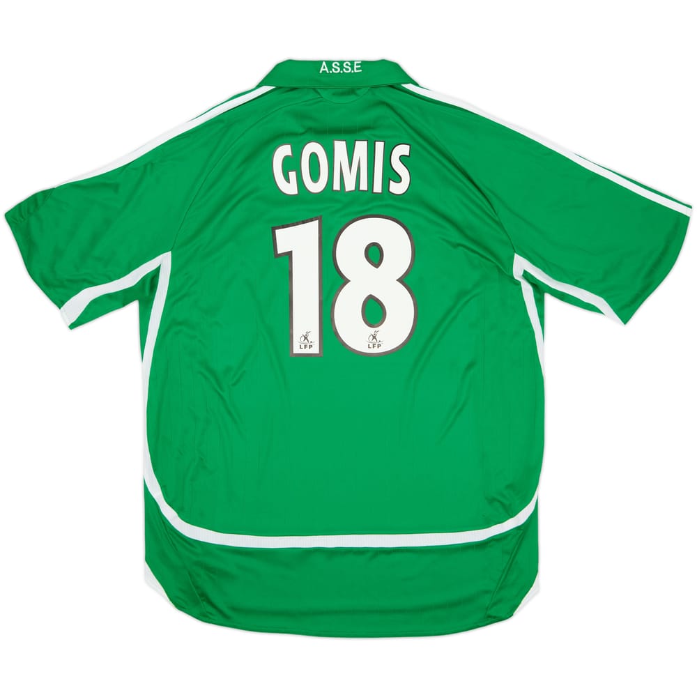 2006-07 Saint Etienne Home Shirt Gomis #18 - 8/10 - (XL)