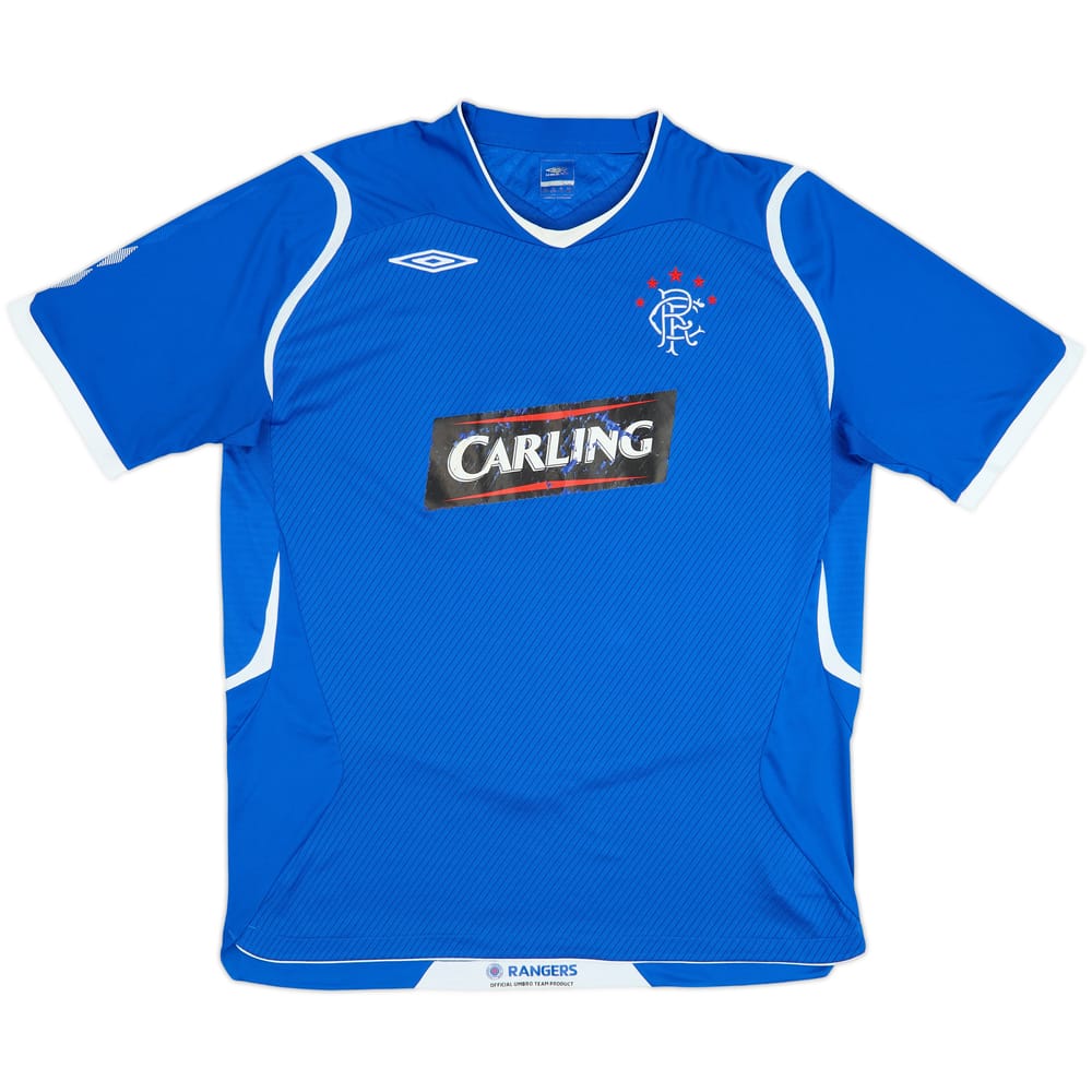 2008-09 Rangers Home Shirt - 5/10 - (XL)