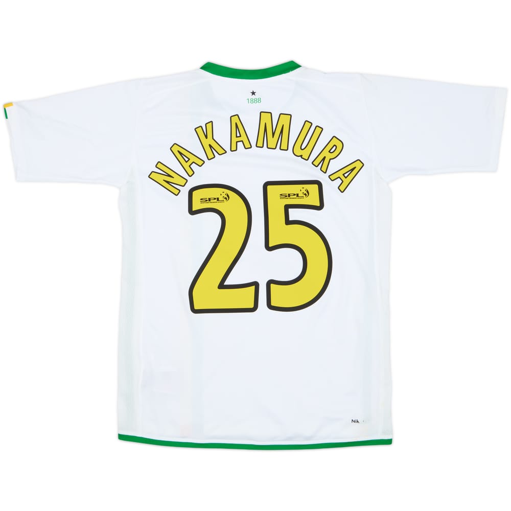 2006-08 Celtic European Shirt Nakamura #25 - 8/10 - (XL.Boys)