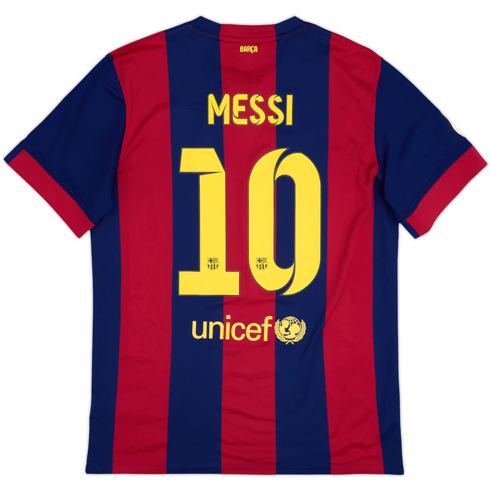 2014-15 Barcelona Home Shirt Messi #10 - 10/10 - (L)