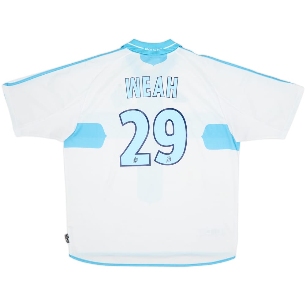 2000-01 Olympique Marseille Home Shirt Weah #29 - 7/10 - (XL)