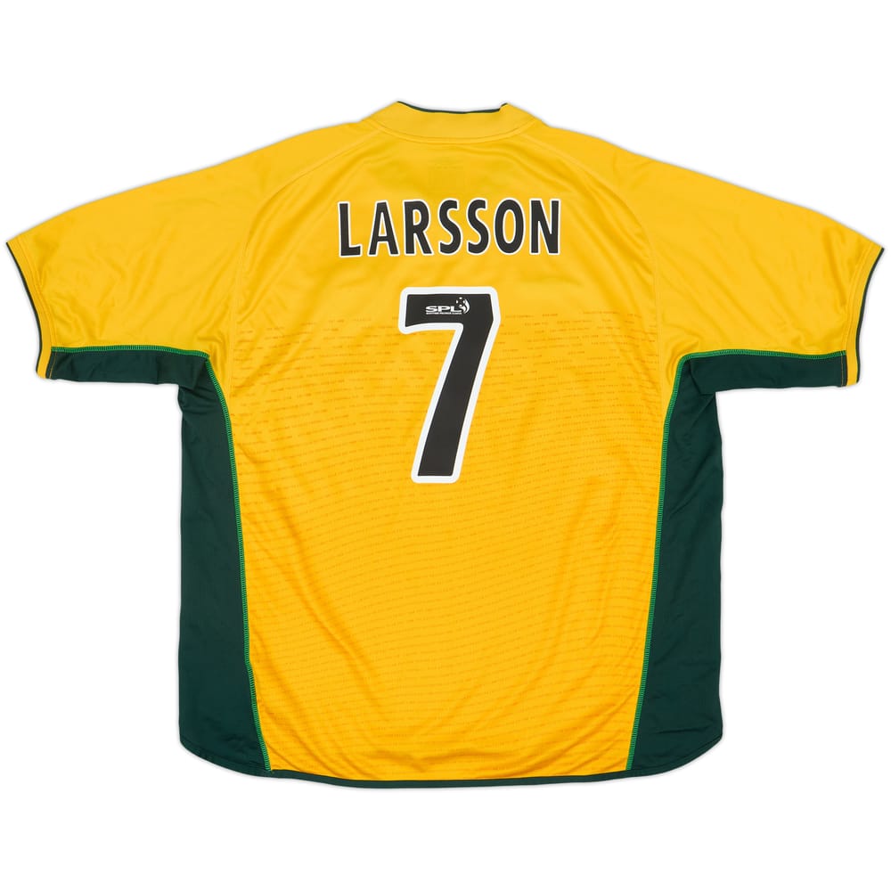 2002-03 Celtic Camiseta Visitante Larsson #7 - 8/10 - (XXL)
