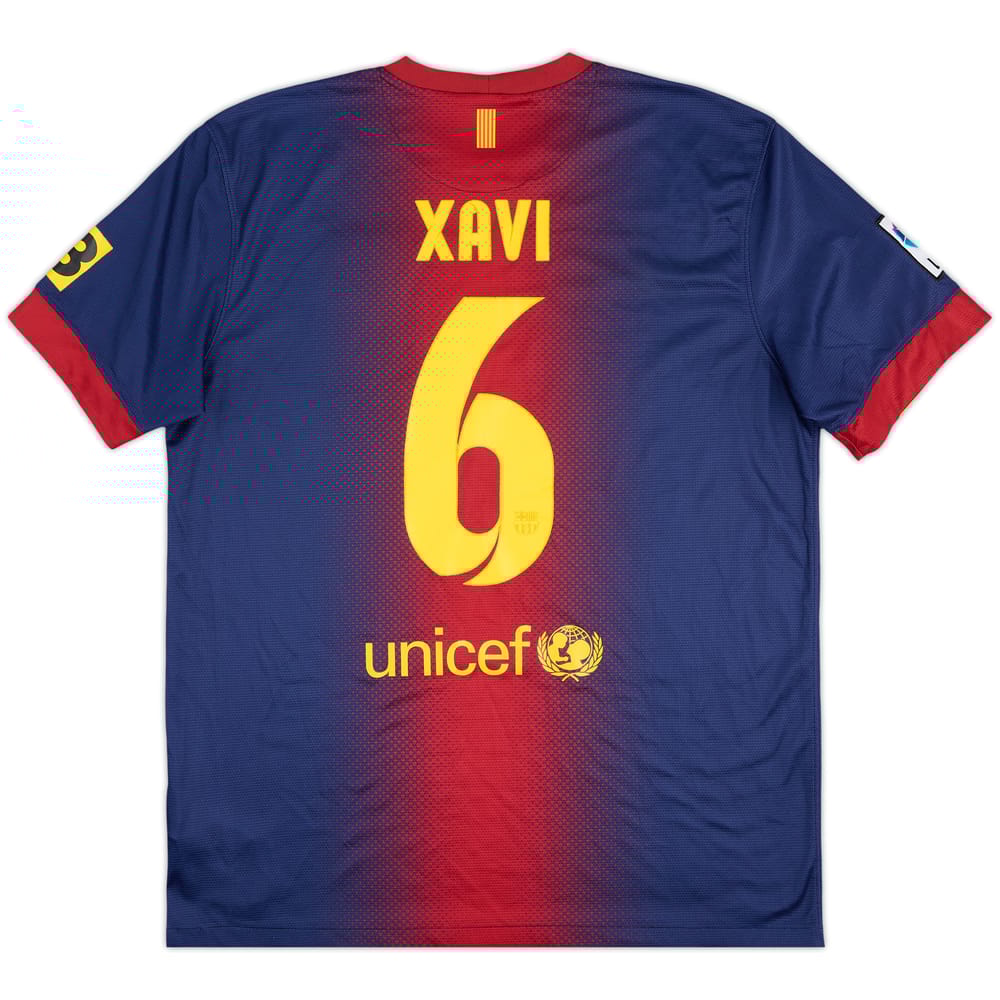 Camiseta de local del Barcelona 2012-13 Xavi #6 - 7/10 - (L)