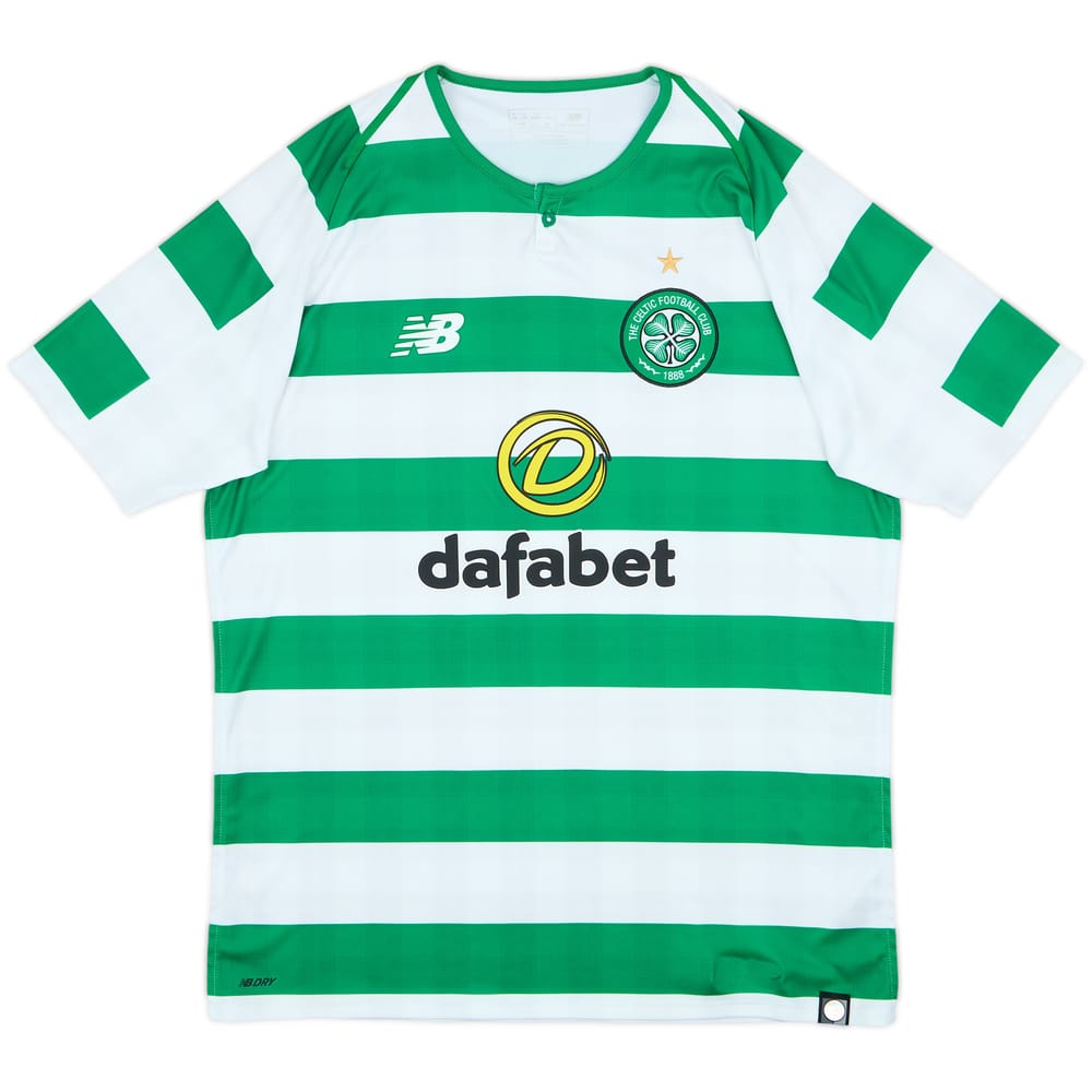 2018-19 Celtic Home Shirt - 8/10 - (M)