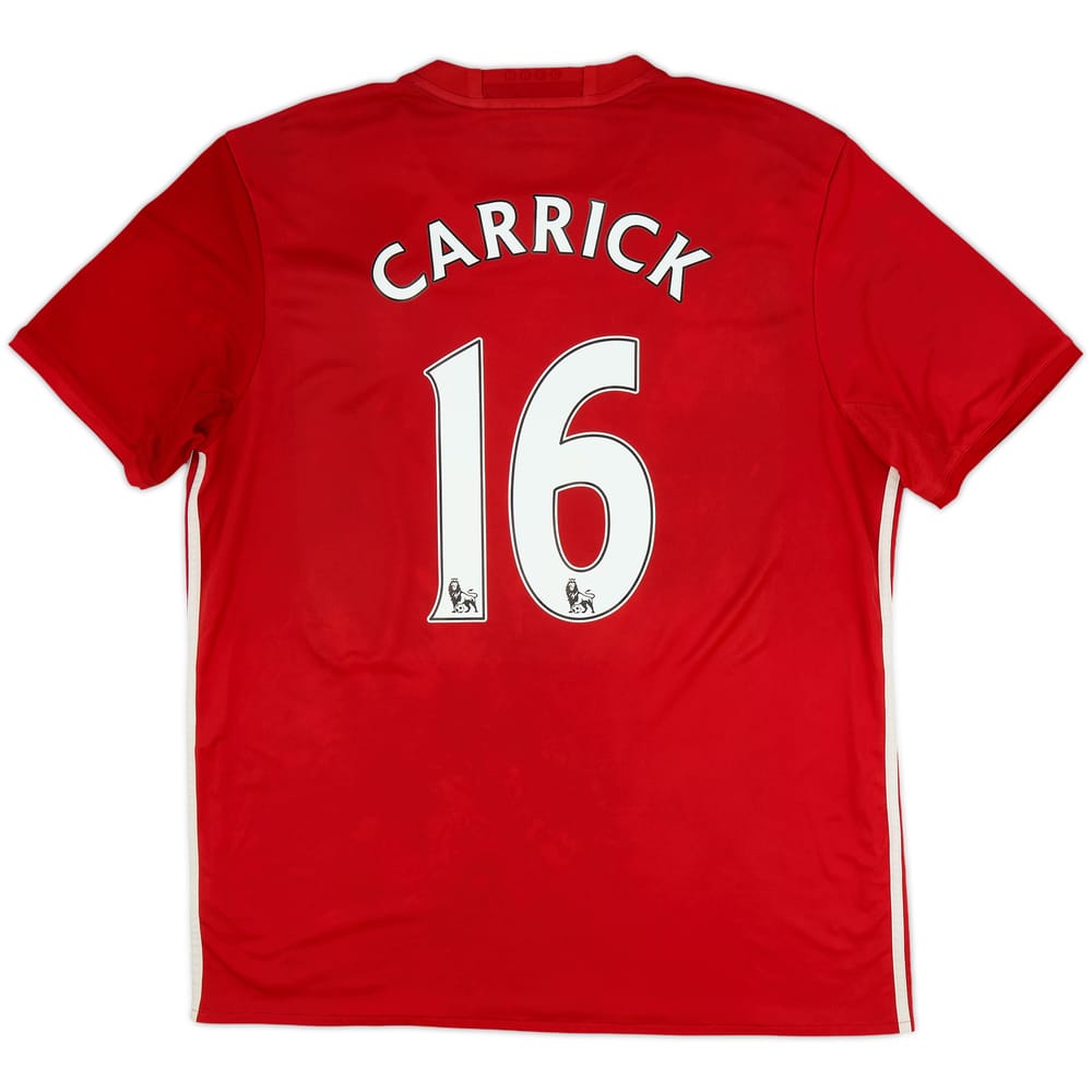 2016-17 Manchester United Home Shirt Carrick #16 - 5/10 - (XL)
