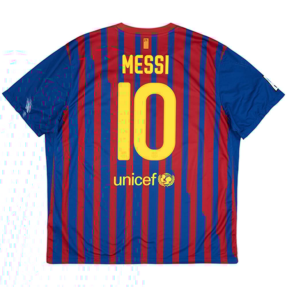 2011-12 Barcelona Home Shirt Messi #10 - 5/10 - (XXL)