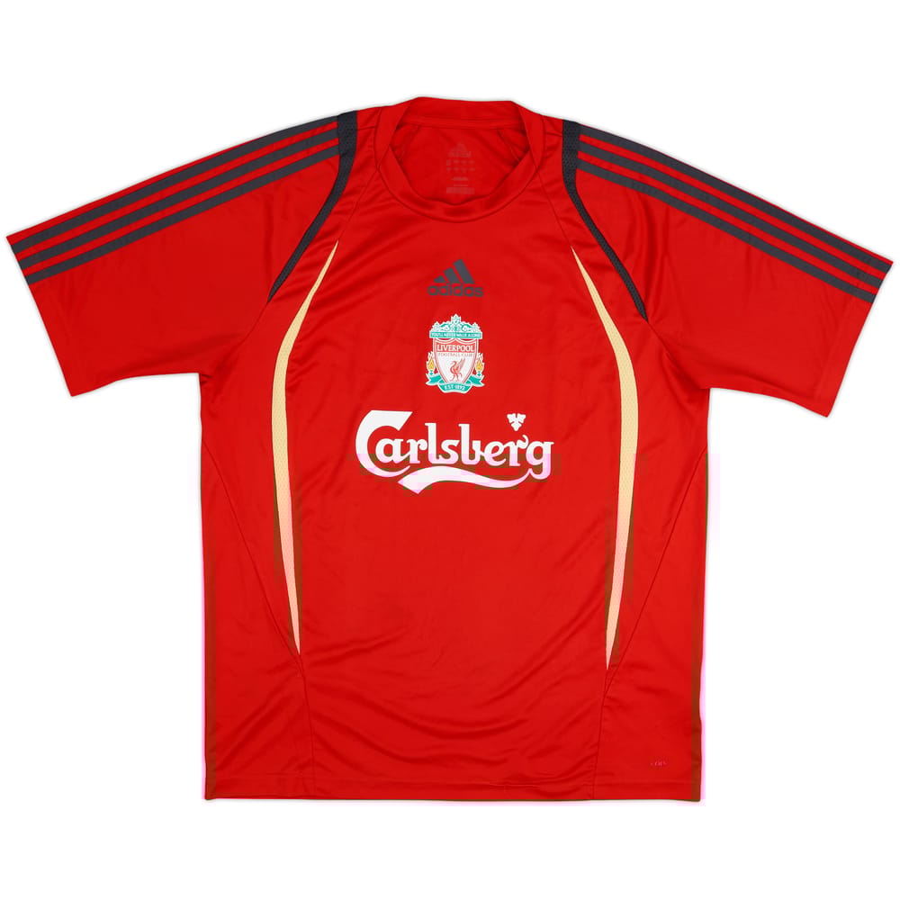 2009-10 Liverpool adidas Training Shirt - 8/10 - (L)