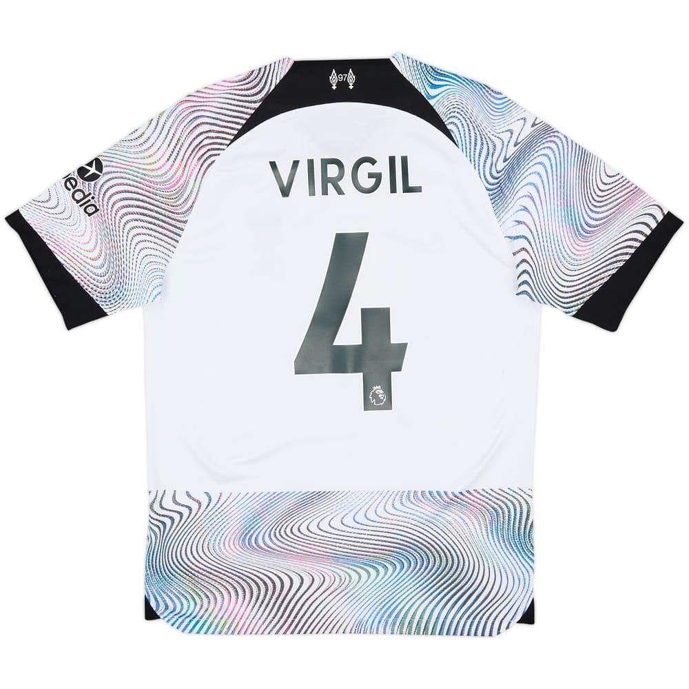 2022-23 Liverpool Away Shirt Virgil #4 - 7/10 - (M)