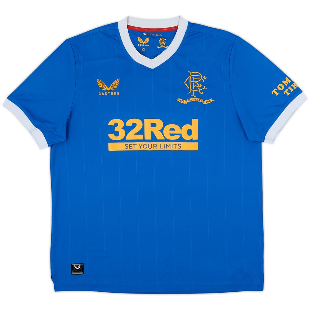 2021-22 Rangers Home Shirt - 7/10 - (XL)
