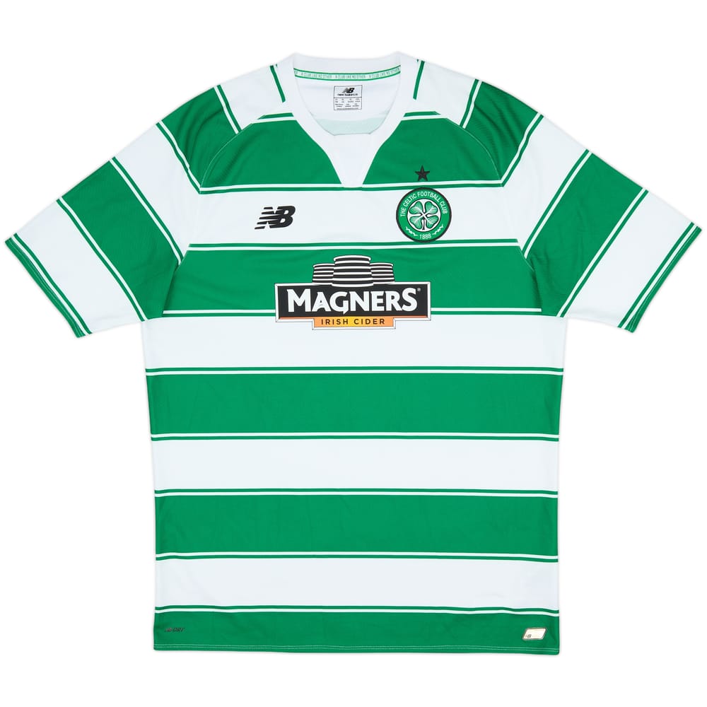 2015-16 Celtic Home Shirt - 9/10 - (XL)