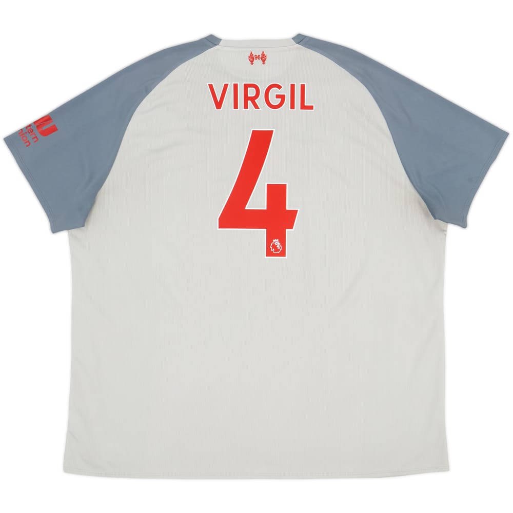 2018-19 Liverpool Third Shirt Virgil #4 - 5/10 - (3XL)