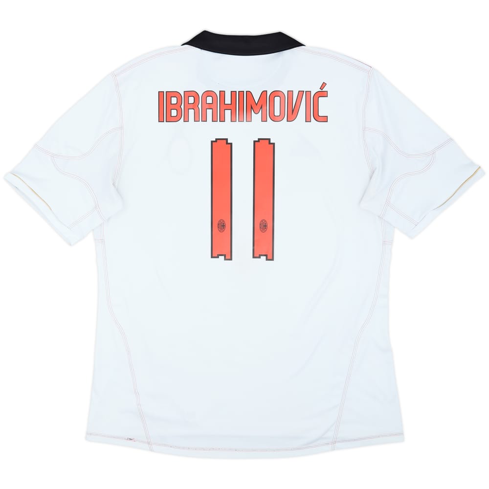 2010-11 AC Milan Away Shirt Ibrahimovic #11 - 6/10 - (XXL)