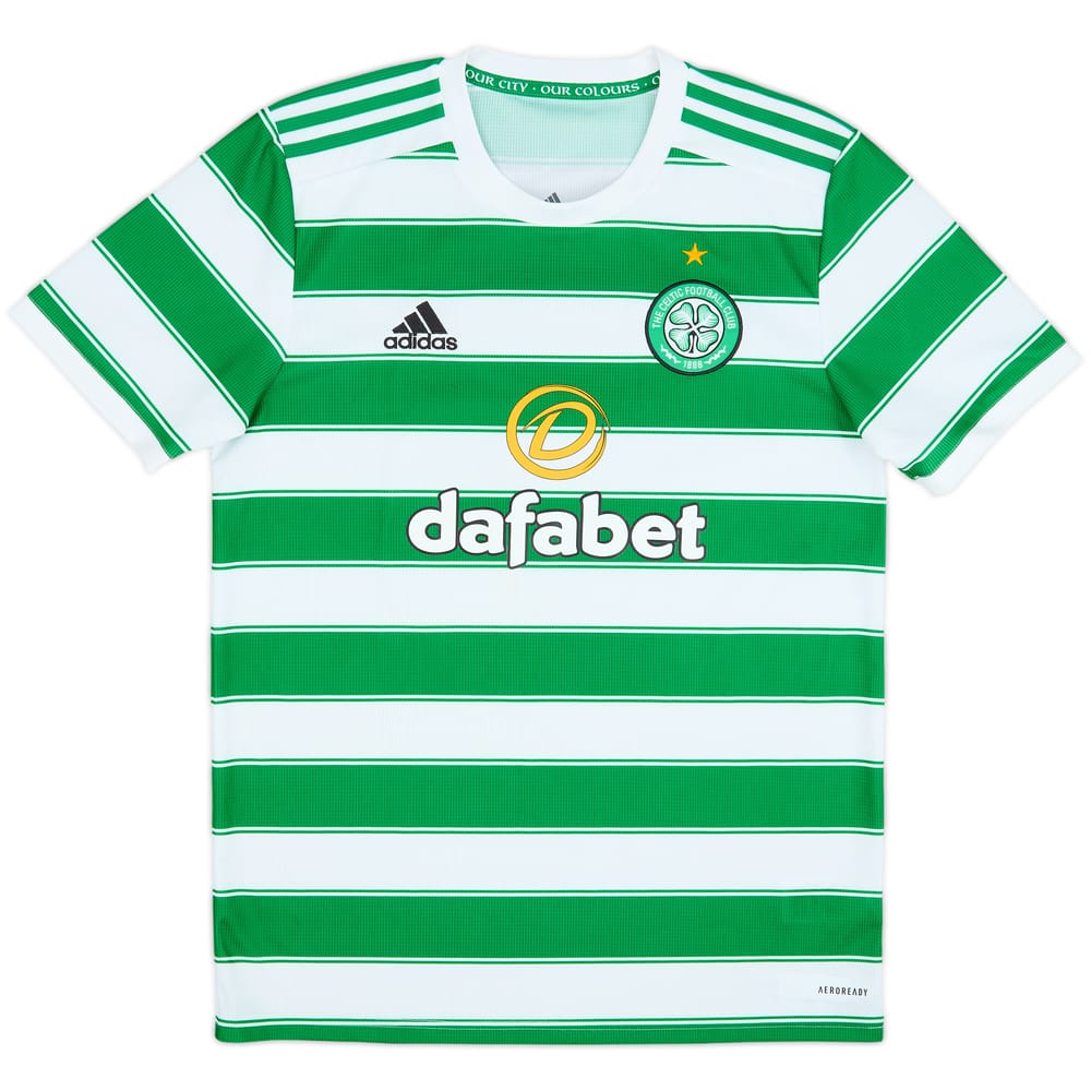 2021-22 Celtic Home Shirt - 10/10 - (M)