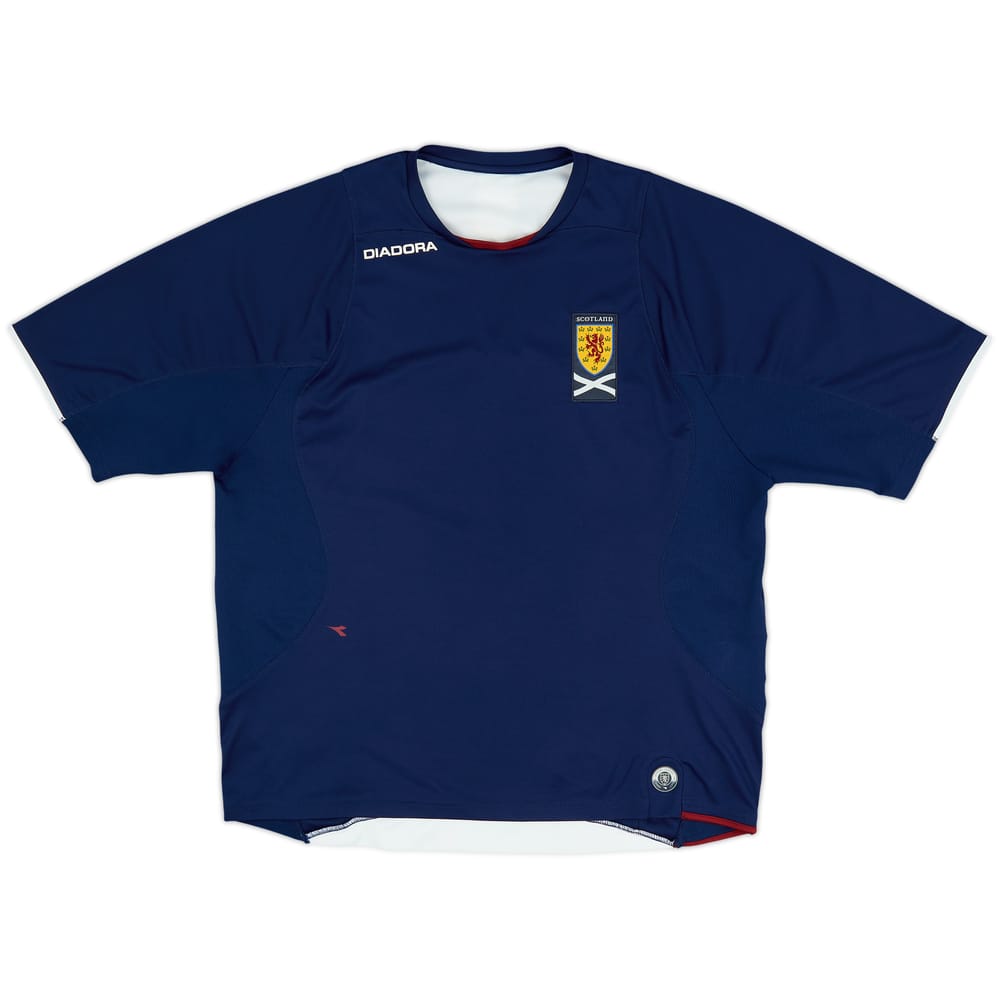 2007-08 Scotland Diadora Training Shirt - 8/10 - (XL)