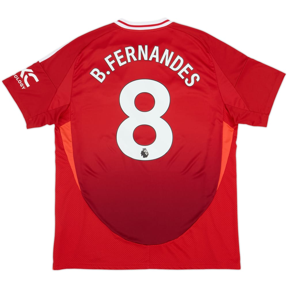 Camiseta de local del Manchester United 2024-25 B.Fernandes #8 - 9/10 - (XL)