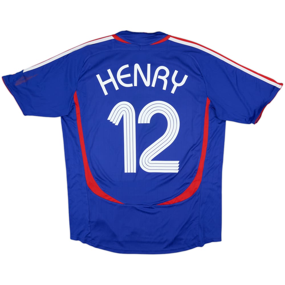 2006-07 France Home Shirt Henry #12 - 6/10 - (L)