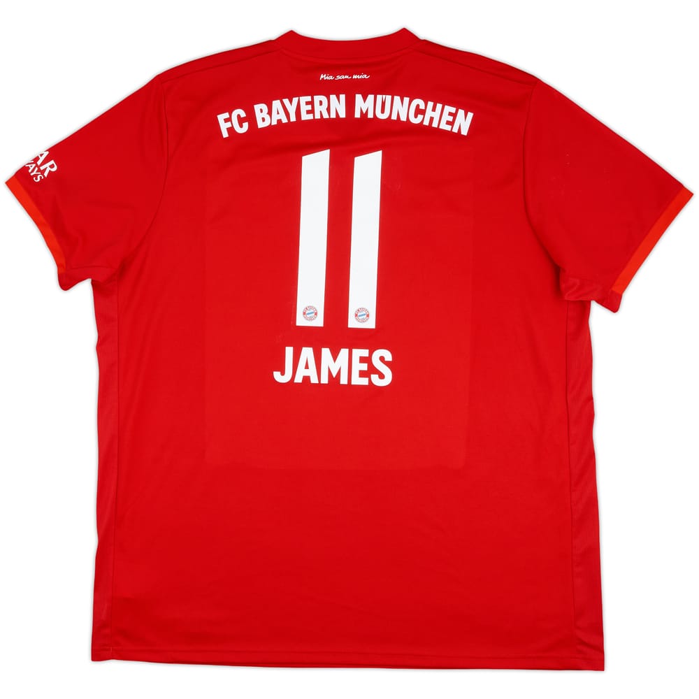 2019-20 Bayern Munich Home Shirt James #11 - 10/10 - (XXL)