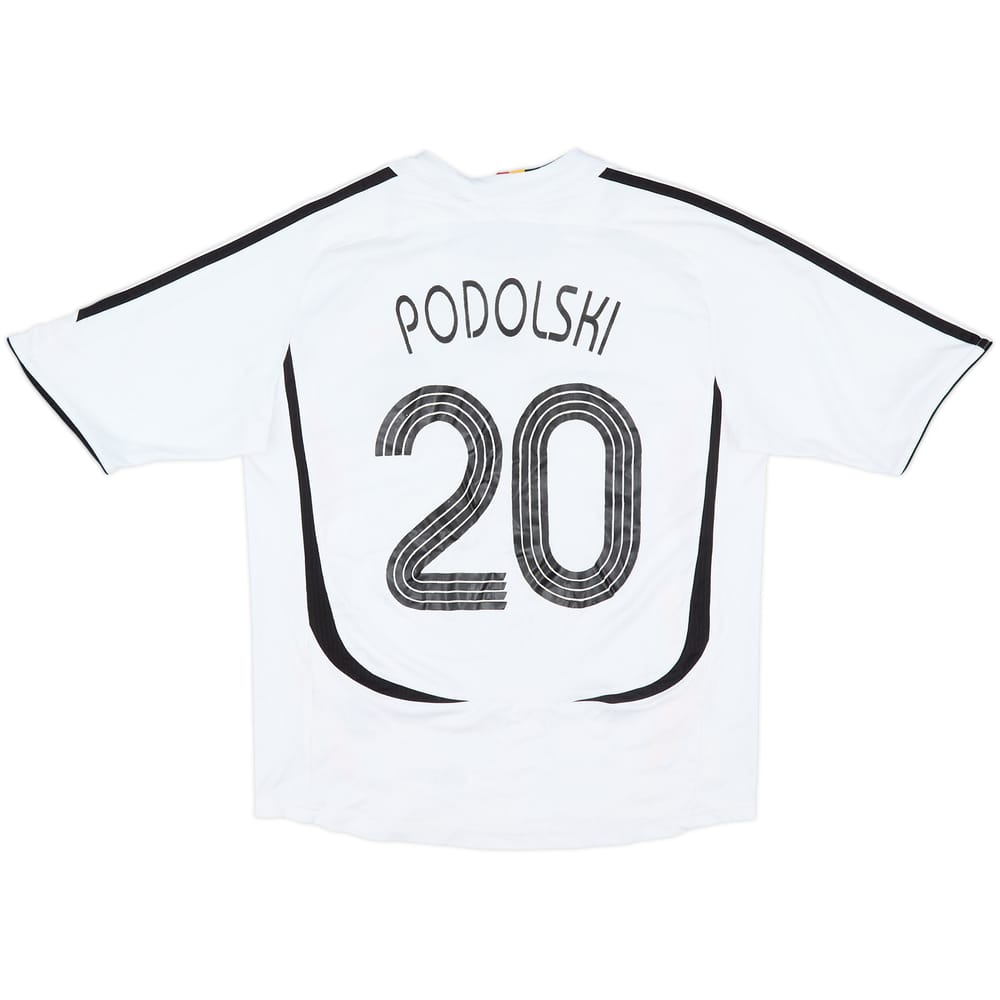 2005-07 Germany Home Shirt Podolski #20 - 6/10 - (M.Boys)