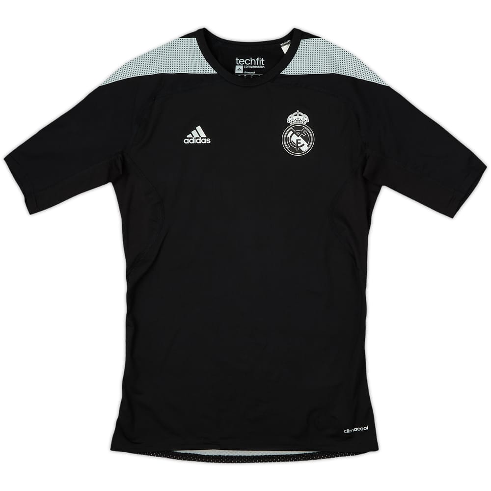2015-16 Real Madrid adidas Techfit Compression Shirt - 8/10 - (L)