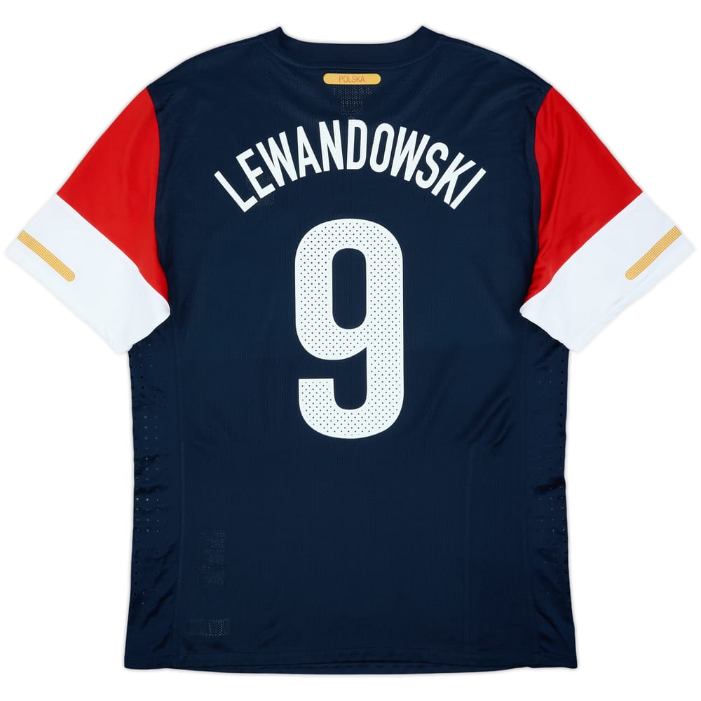 2010-12 Poland Authentic Away Shirt Lewandowski #9 - 8/10 - (XL)