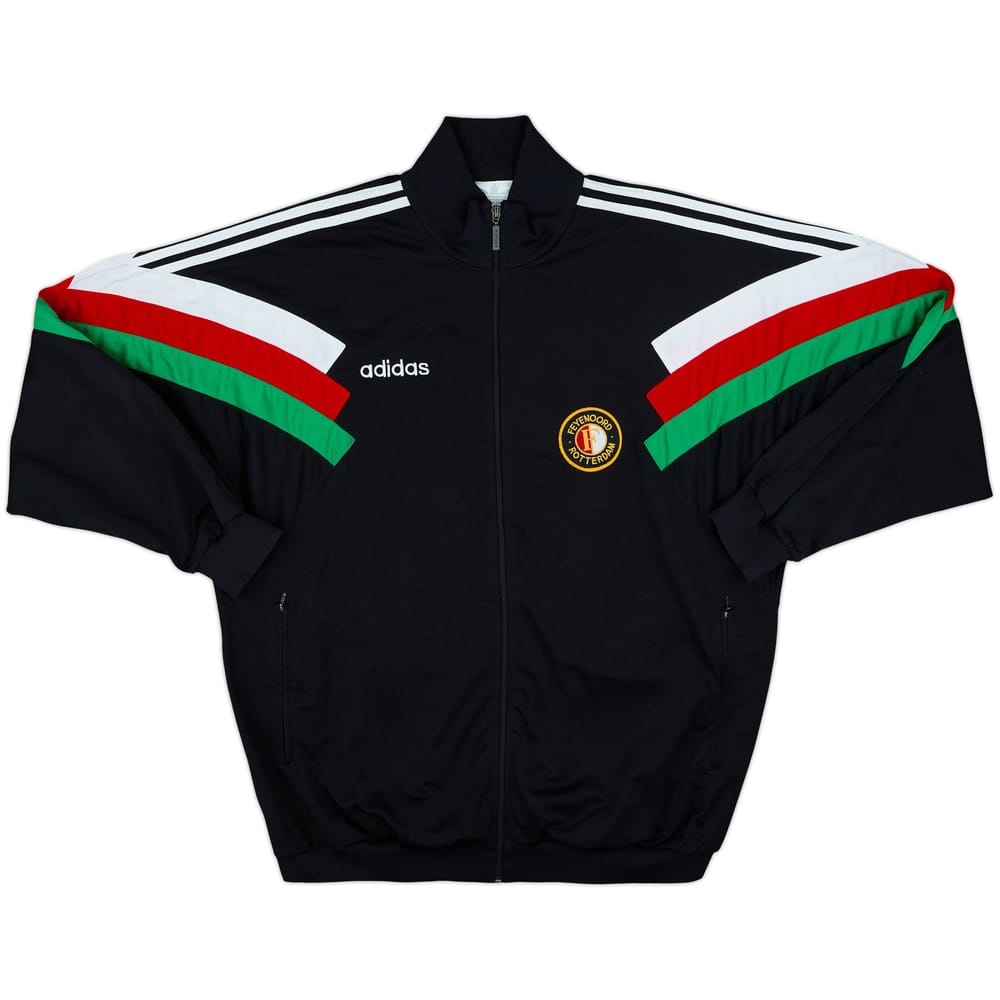 1990-92 adidas Template Track Jacket (Feyenoord) - 8/10 - (XL/XXL)