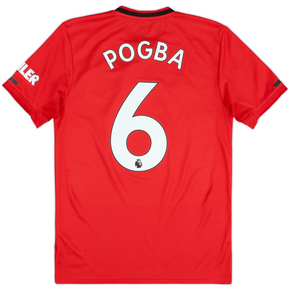 2019-20 Manchester United Home Shirt Pogba #6 - 9/10 - (S)