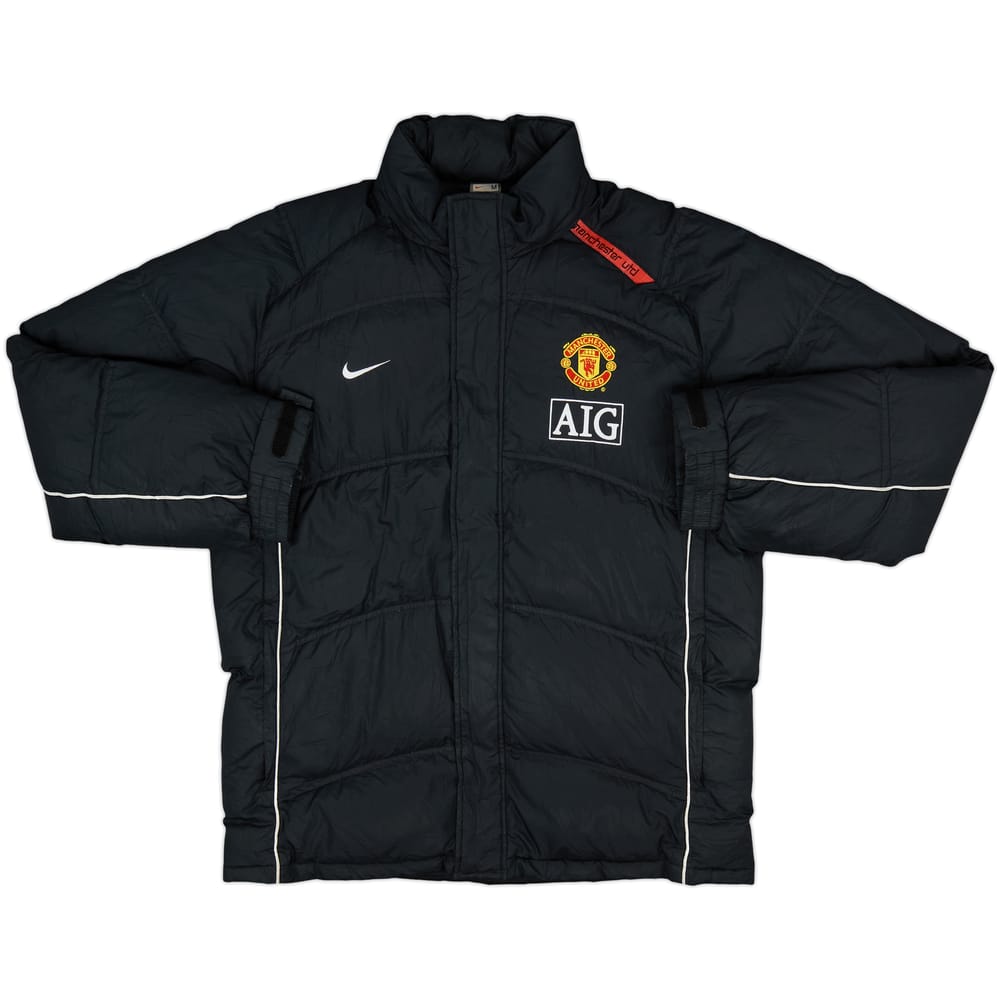 2008-09 Manchester United Nike Padded Bench Coat - 8/10 - (M)