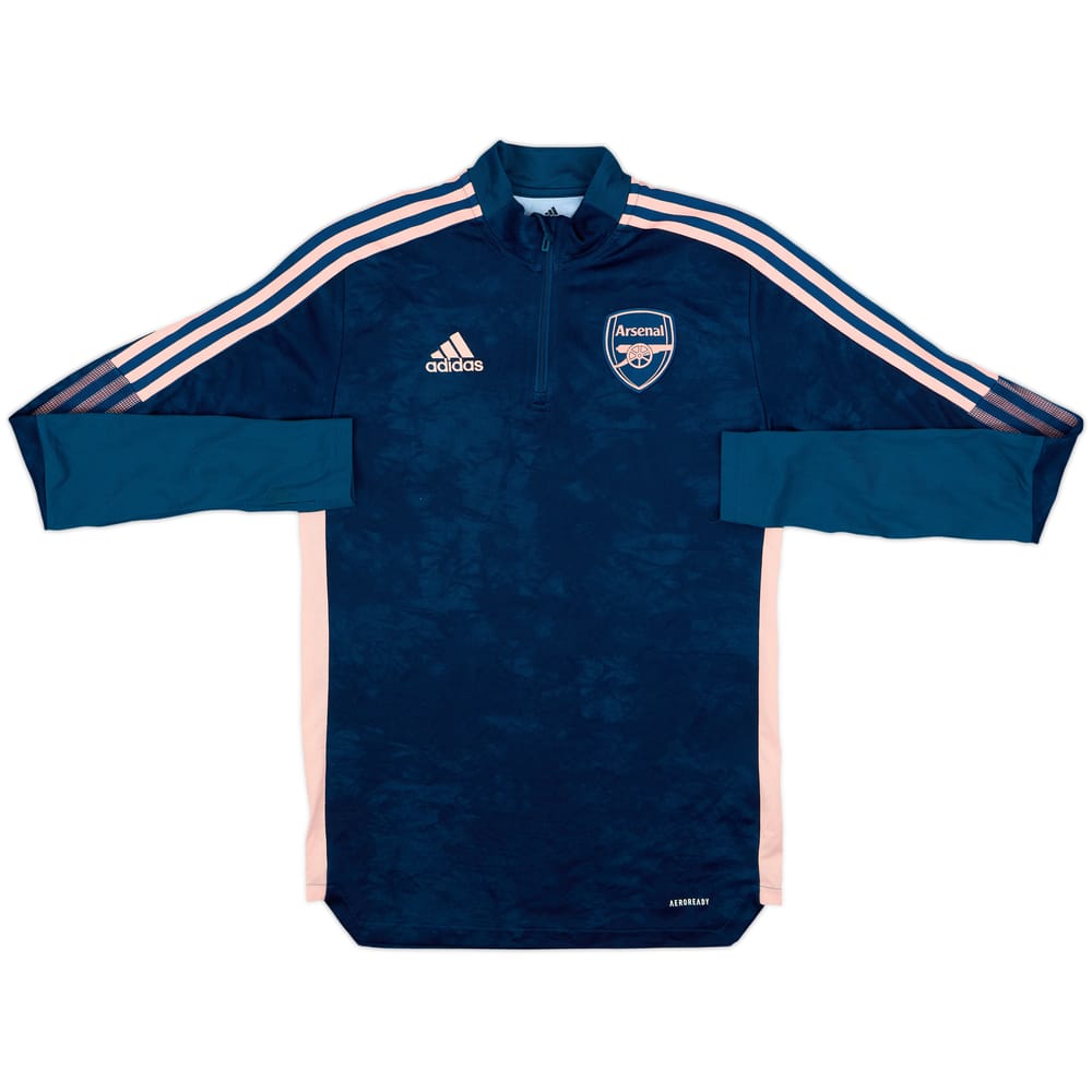 2020-21 Arsenal adidas 1/4 Zip Training Top - 8/10 - (S)