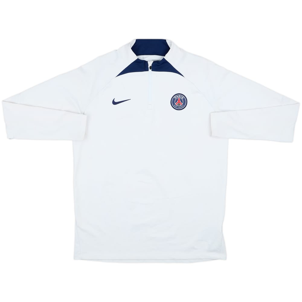 2022-23 Paris Saint-Germain Nike 1/4 Zip Sweat Top - 5/10 - (L)