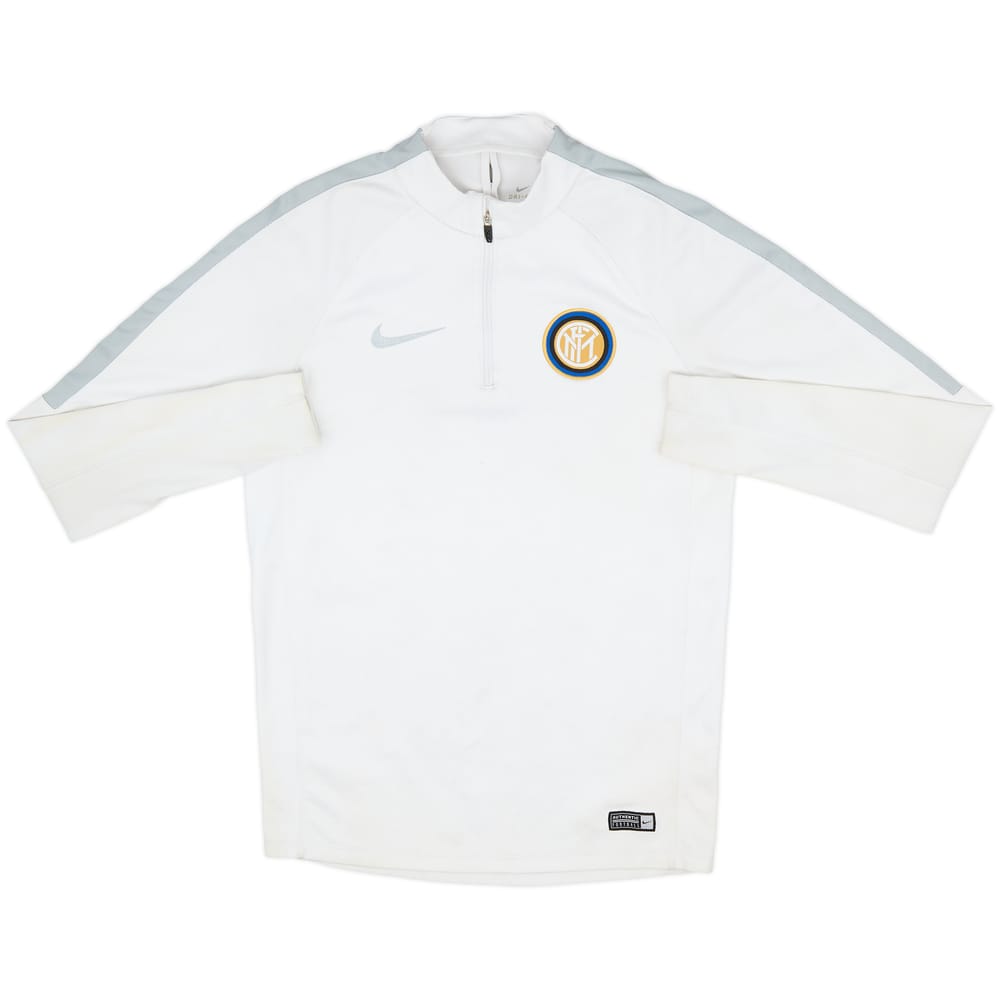 2016-17 Inter Milan Nike 1/4 Zip Training Top - 6/10 - (S)