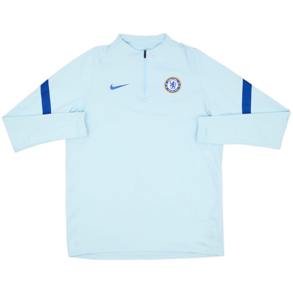 2020-21 Chelsea Nike 1/4 Zip Training Top - 7/10 - (L)