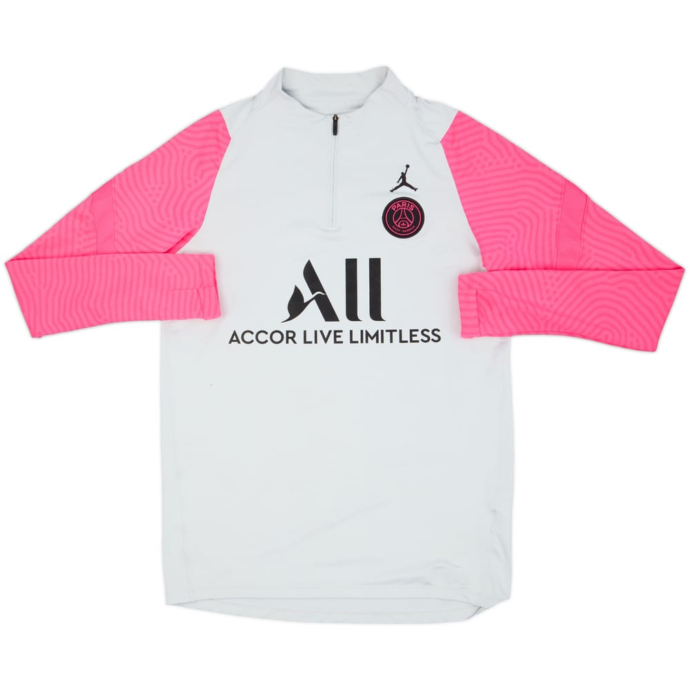 2020-21 Paris Saint-Germain x Air Jordan 1/4 Zip Drill Top - 7/10 - (M)