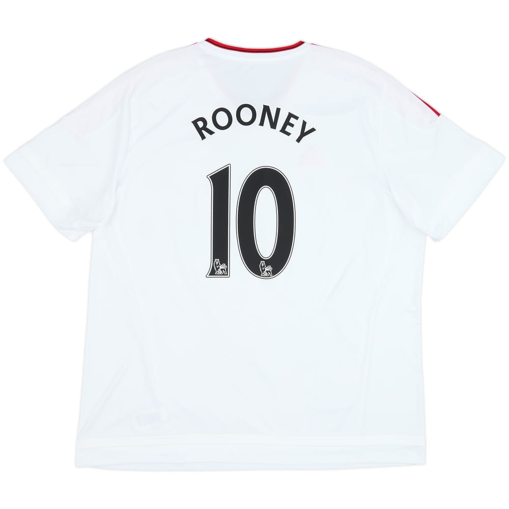 2015-16 Manchester United Away Shirt Rooney #10 - 7/10 - (3XL)