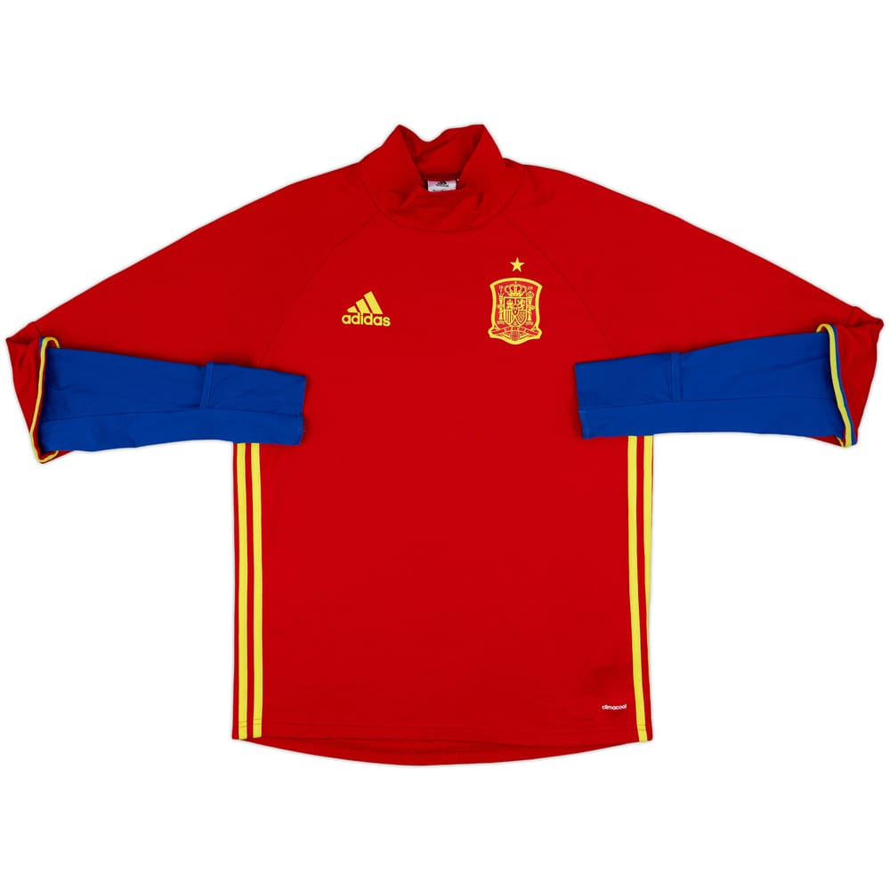 2016-18 Spain adidas Drill Top - 8/10 - (M)