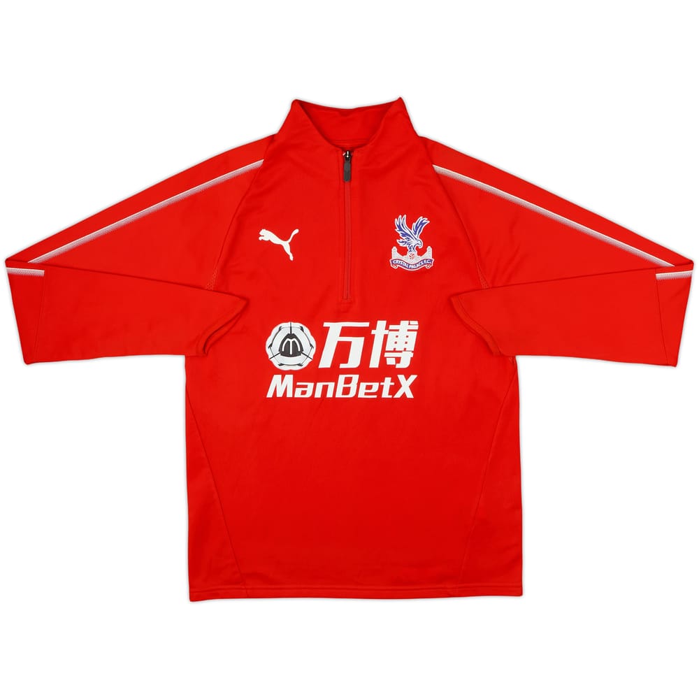 2018-19 Crystal Palace Puma 1/4 Zip Drill Top - 7/10 - (S)