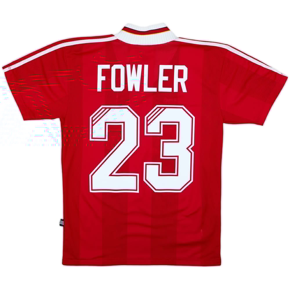 1995-96 Liverpool Home Shirt Fowler #23 - 8/10 - (S)